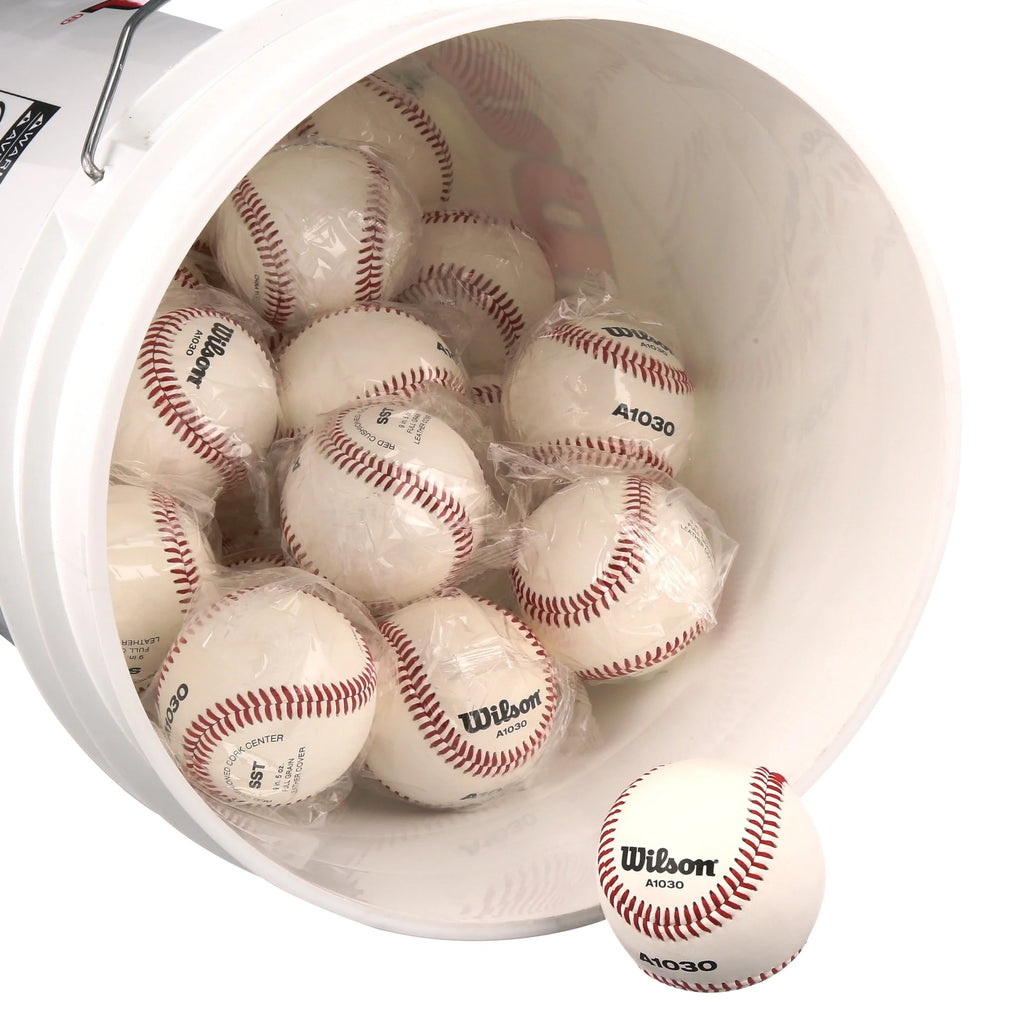 Baseball, 36 Baseballs in a Bucket Z5951