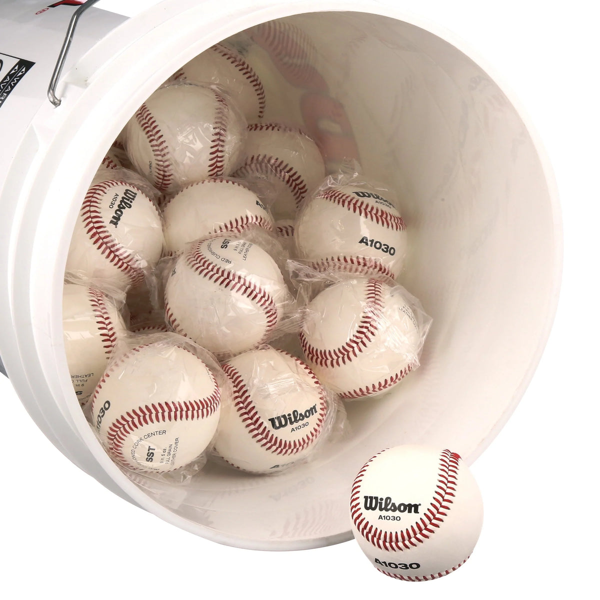 Baseball, 36 Baseballs in a Bucket Z5951