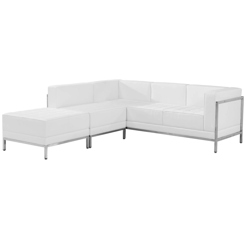 3 Piece LeatherSoft Modular Sectional N42077