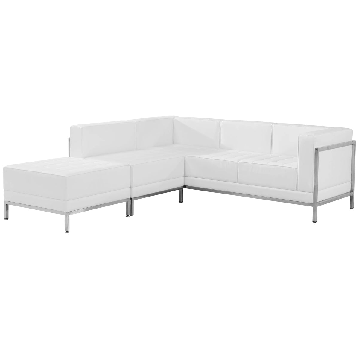 3 Piece LeatherSoft Modular Sectional N42077