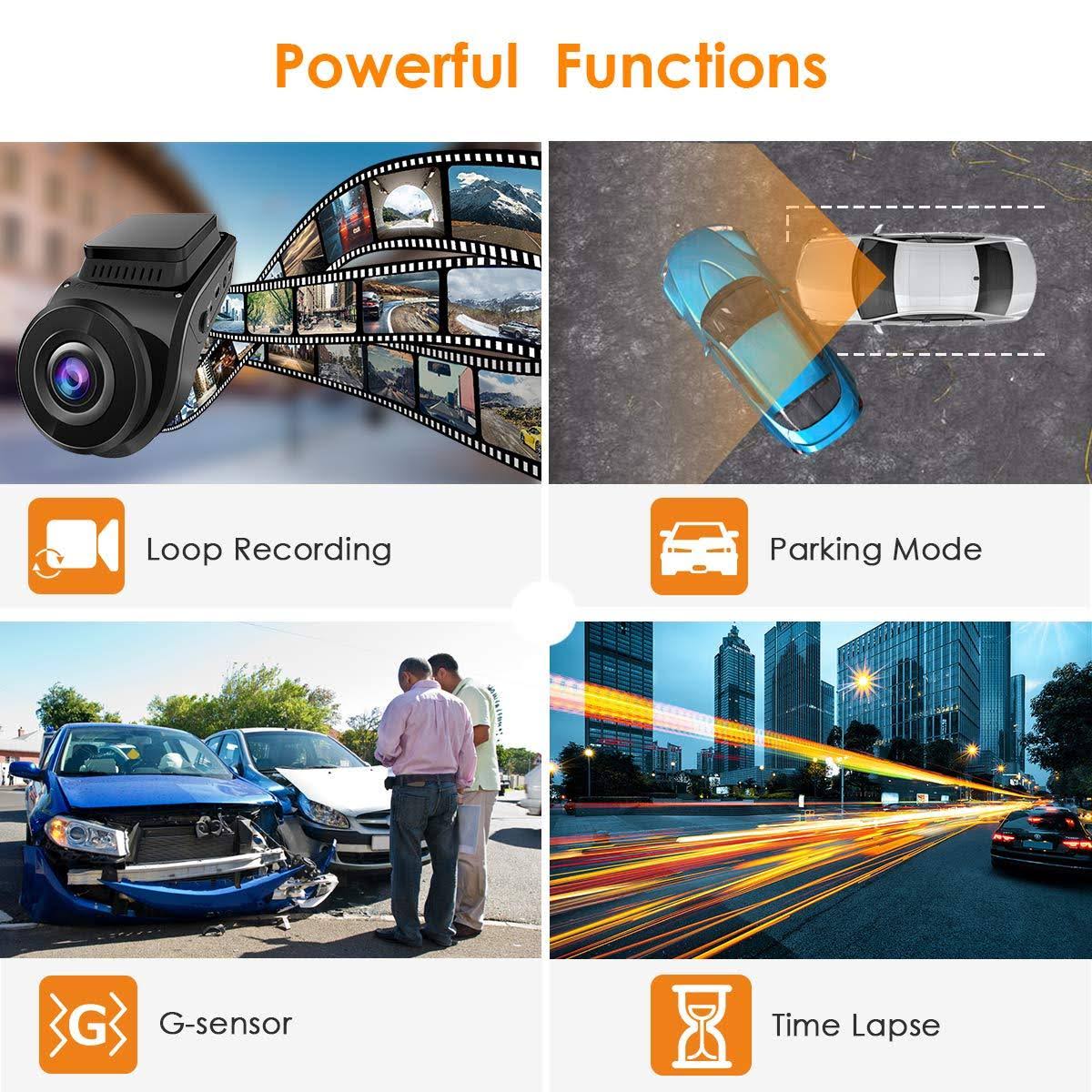 Dual 1080p FHD Dash Cam Front and Rear X947890