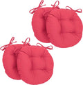 Twill Round Chair Cushion, 16" X 16", 4 Count Q81056