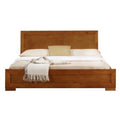 Oak Wood Queen Size Platform Bed P7315
