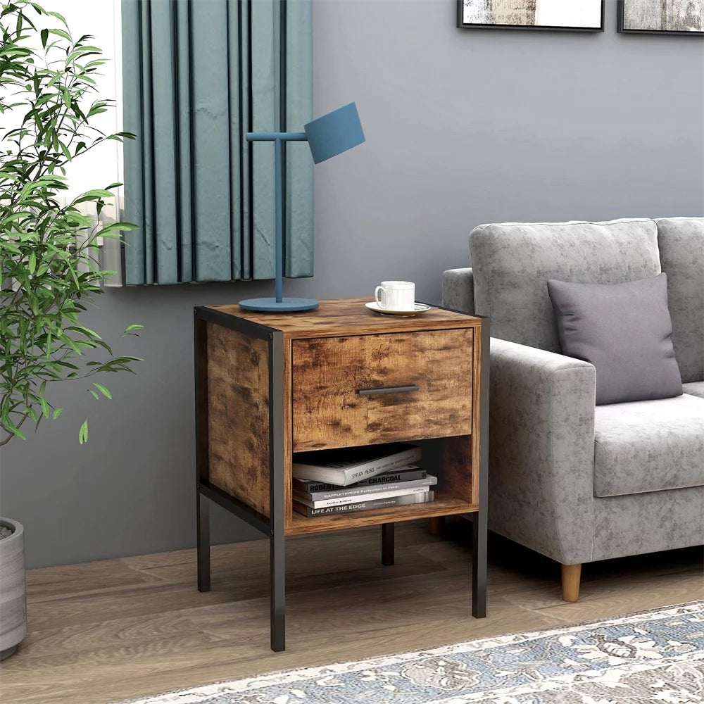 Rustic Brown 6 Drawer Wood Dresser M743951