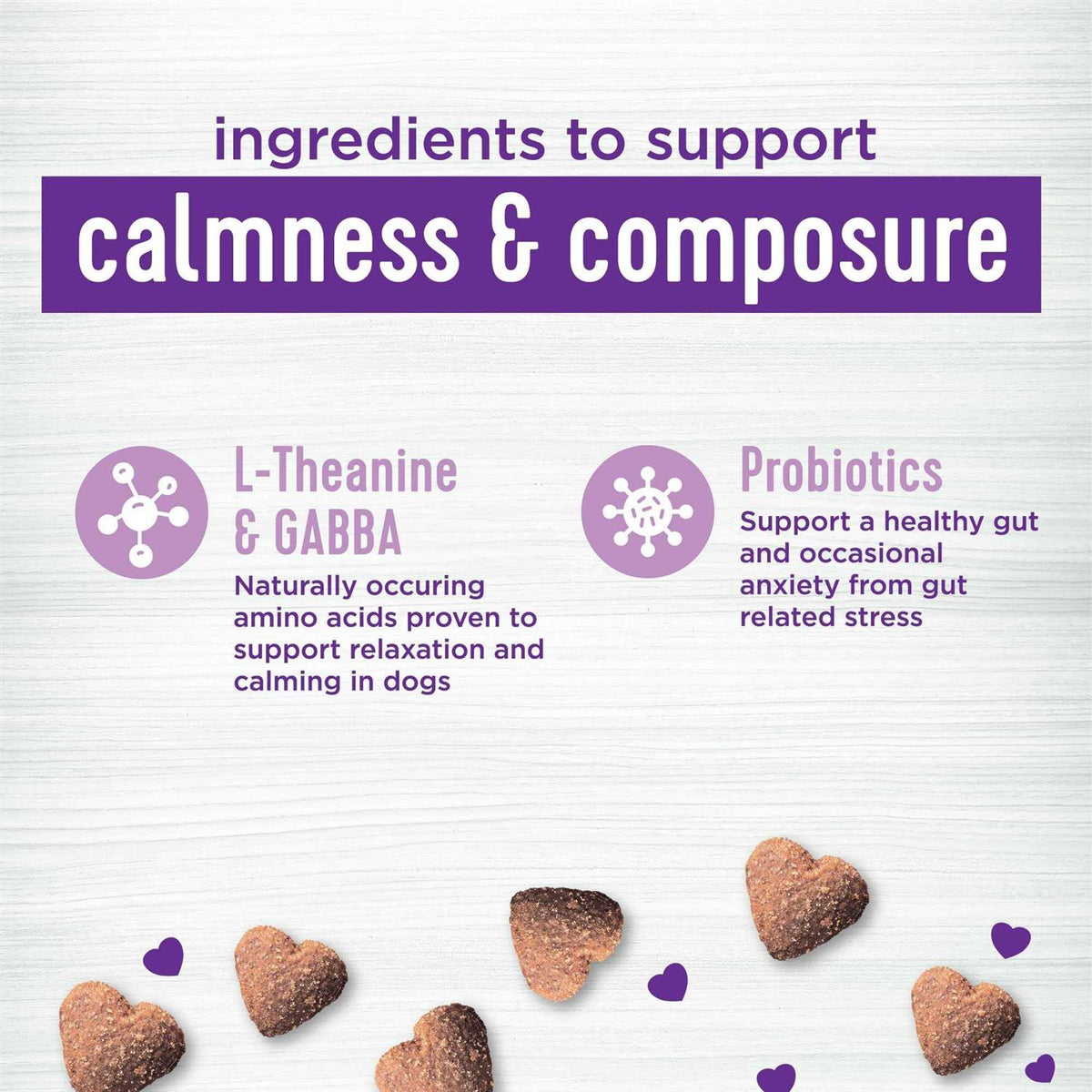 Cheese Flavored Soft Chews Calming Supplements for Dogs G803556