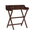 Wood Folding Desk in Antique Walnut Brown B155840