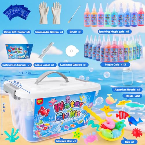 Water Gel DIY Craft Kit with 22 Gels and 22 Molds Y32485