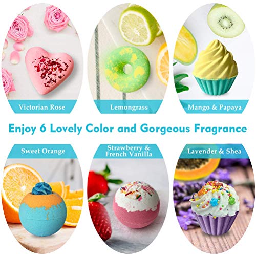 6pcs Handmade Bubble Bath Bombs A2546