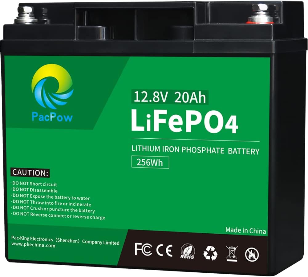 12V 100Ah LiFePO4 Deep Cycle Rechargeable Lithium Battery L53921