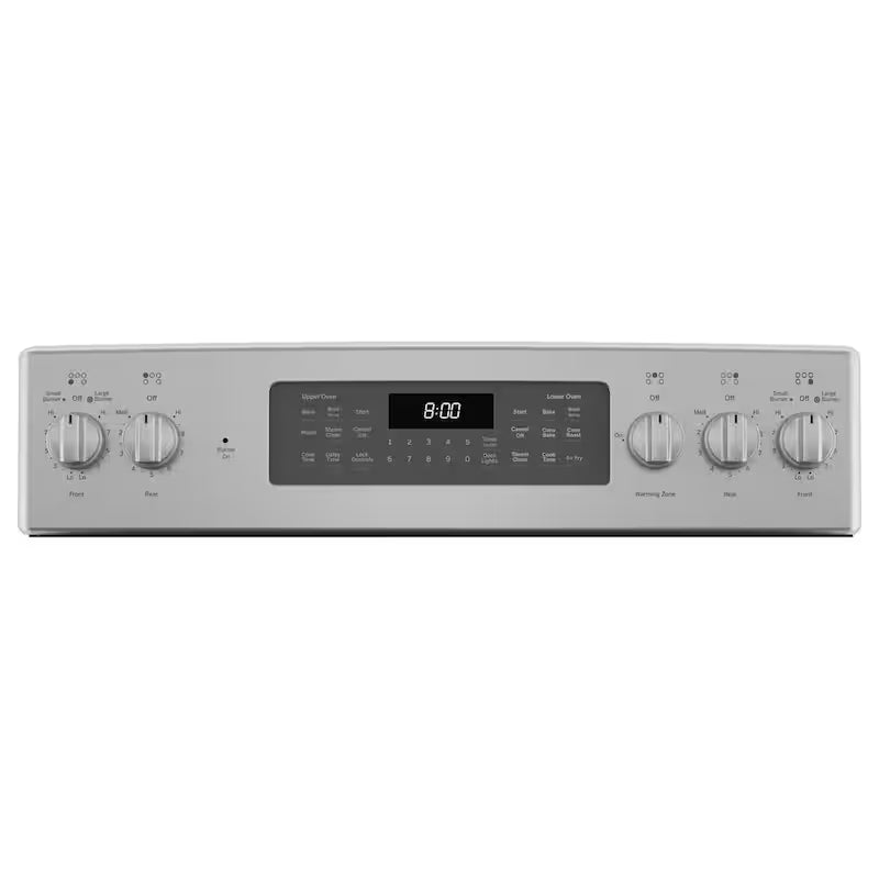 Freestanding Double Oven Electric Range with Convection and Air Fry V862