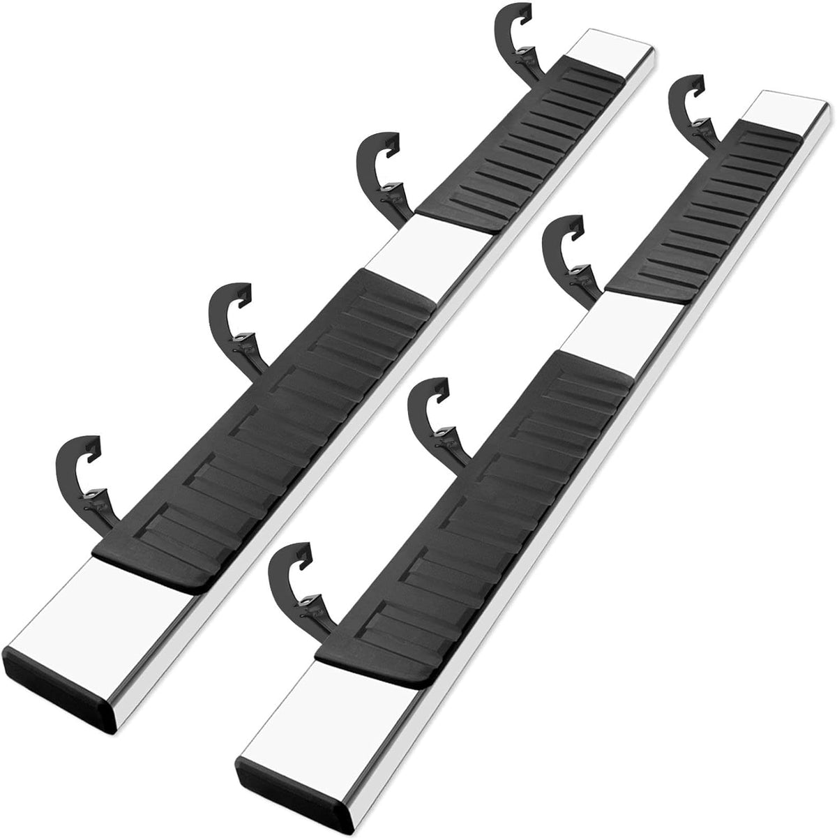 6 Inches Stainless Steel Running Boards Steps Nerf Bars D791