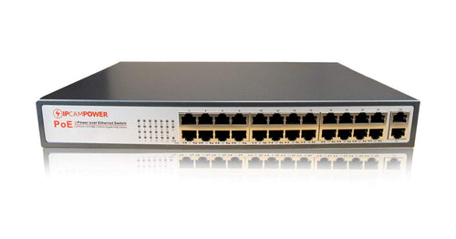 16 Port POE Network Switch with 2 Gigabit Uplink Ports N328