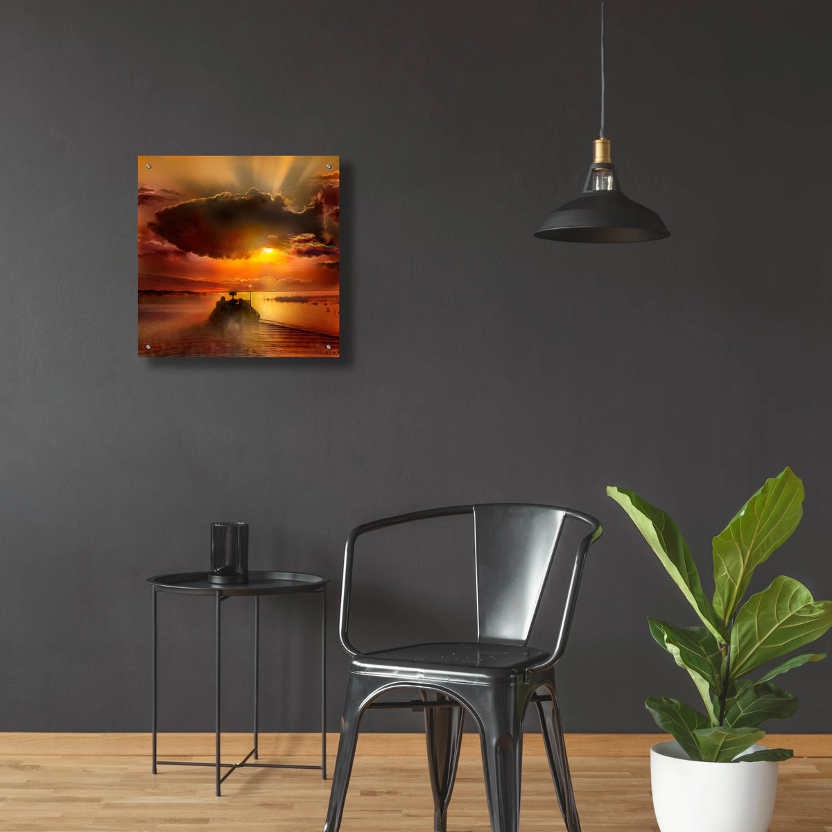 Acrylic Glass Wall Art 24"x24" R22241