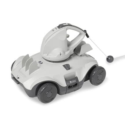 Cordless Robotic Pool Cleaner with Batteries and Charger Cable Y853