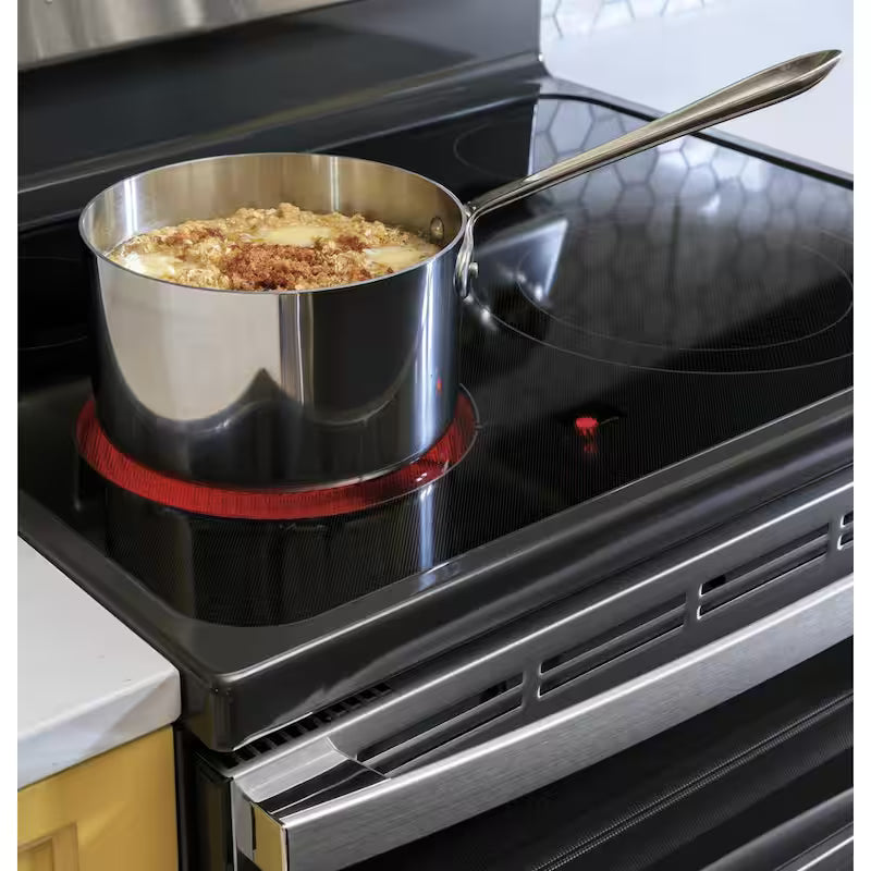 Freestanding Double Oven Electric Range with Convection and Air Fry V862