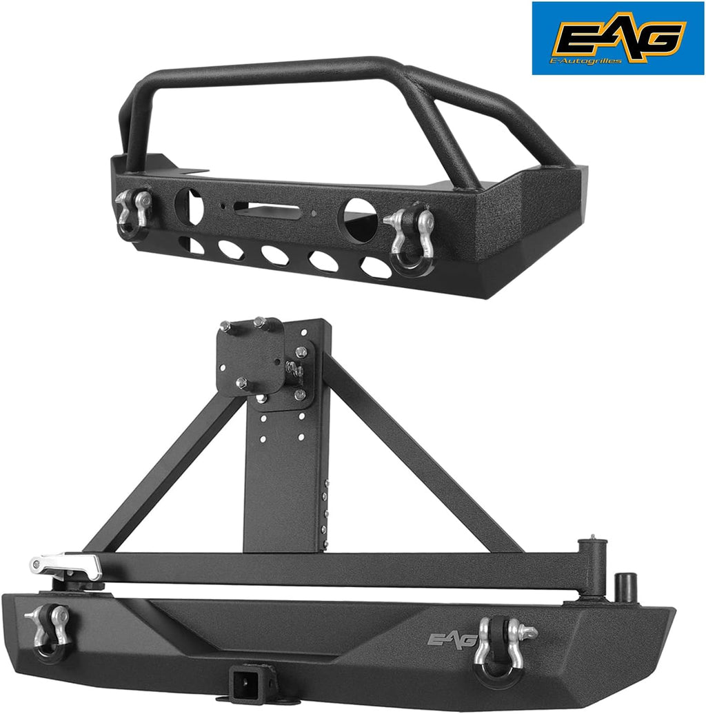 Front and Rear Bumper with Tire Carrier Combo Q354355