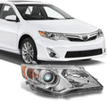 Toyota Camry Chrome Clear Projector Headlight Passenger Right Side Replacement Pack of 2 B9811