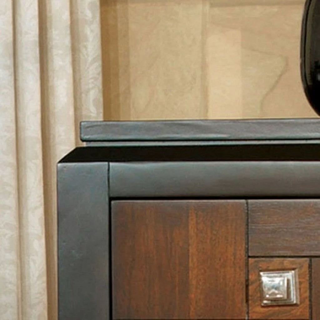 Solid Wood 2-Drawer Nightstand K228022