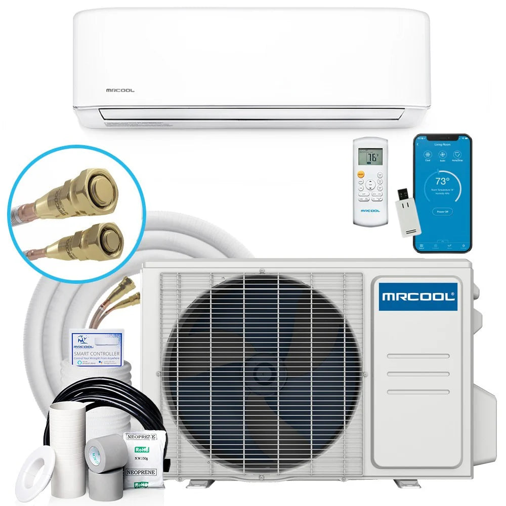 9K BTU Ductless Mini Split Heat Pump Complete System O506