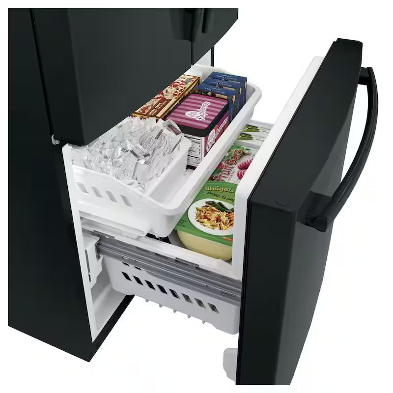 Black 24.7 cu. ft. French Door Refrigerator H594