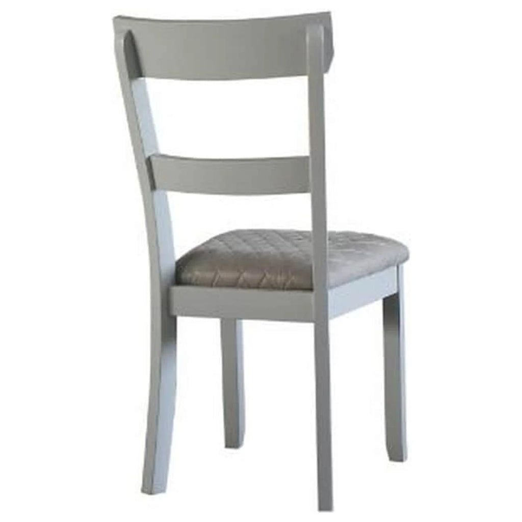 Beige Fabric Side Chair Set of 2 K668940