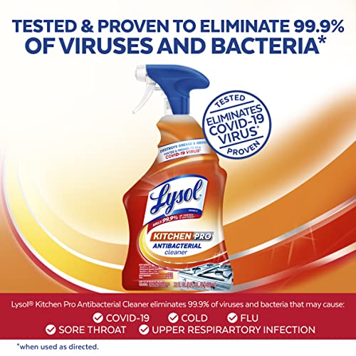 Antibacterial All Purpose Kitchen Cleaner and Degreaser, Citrus Scent, 22oz J373035