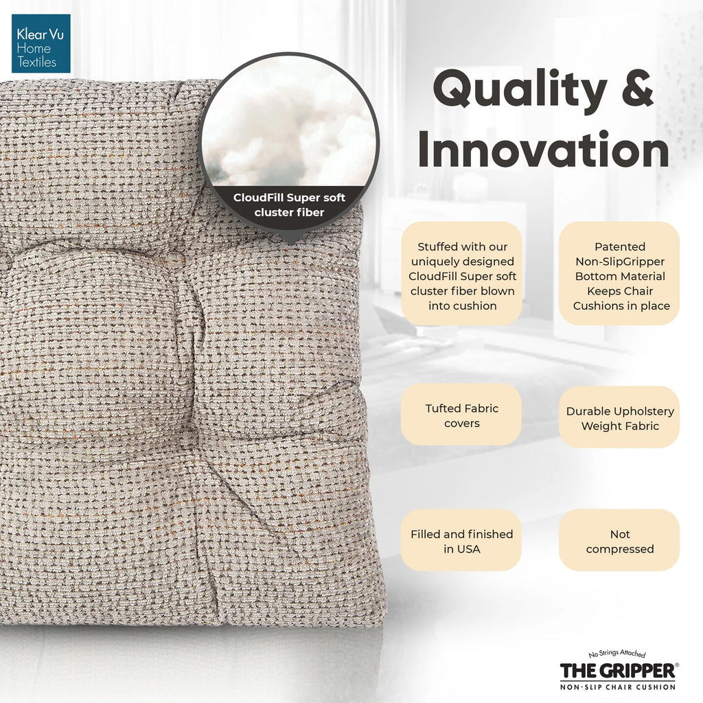 Non-Slip 17-inch Chair Cushion Set of 2 K43117