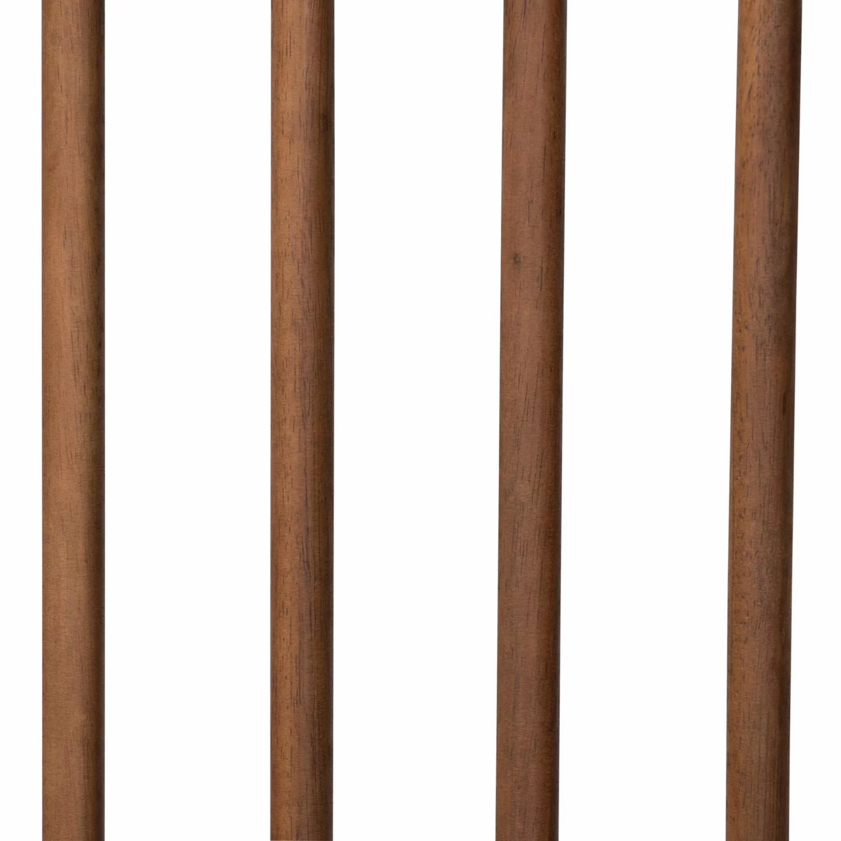 Walnut Brown Wood King Size Platform Bed E488316