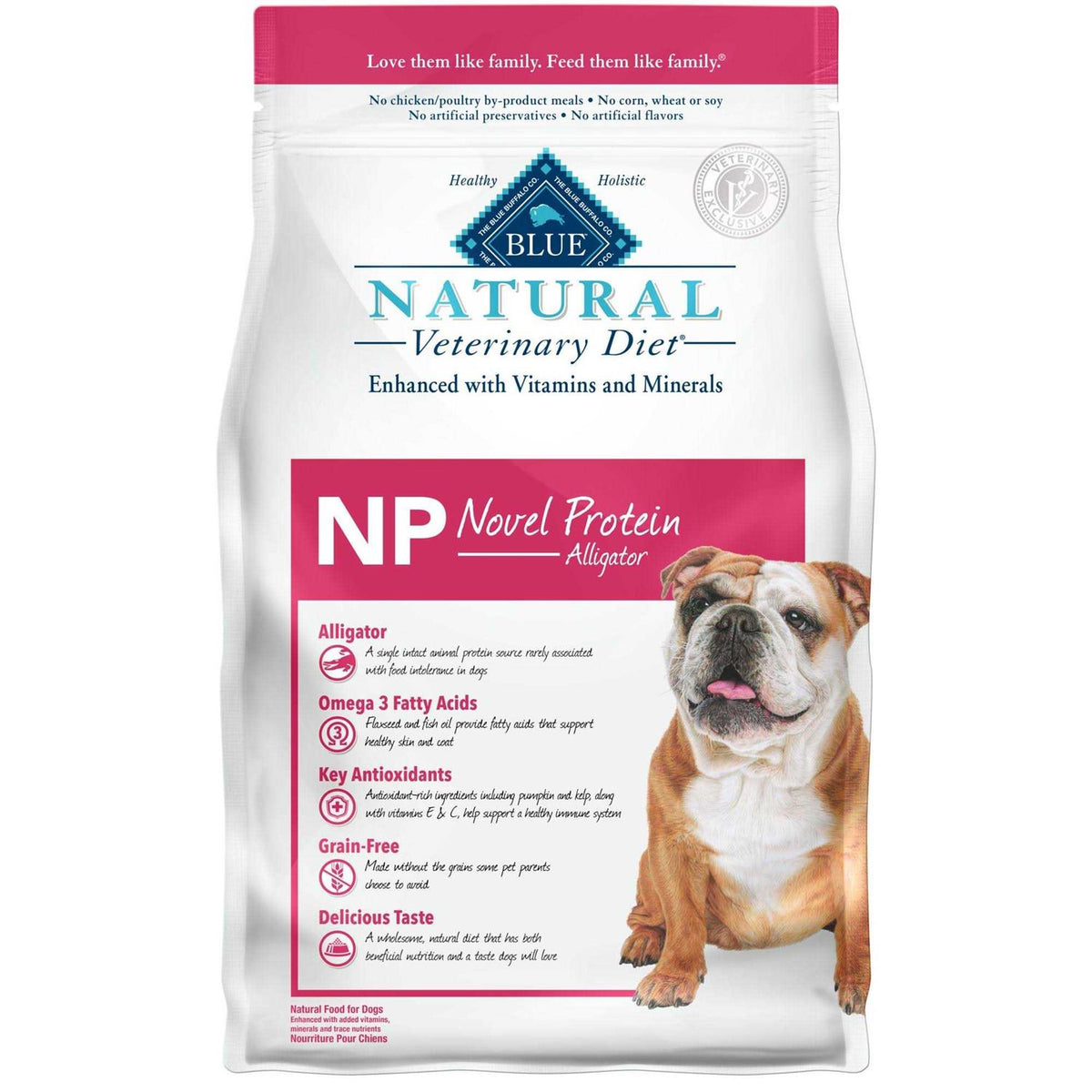 Novel Protein Alligator Dry Dog Food J61533