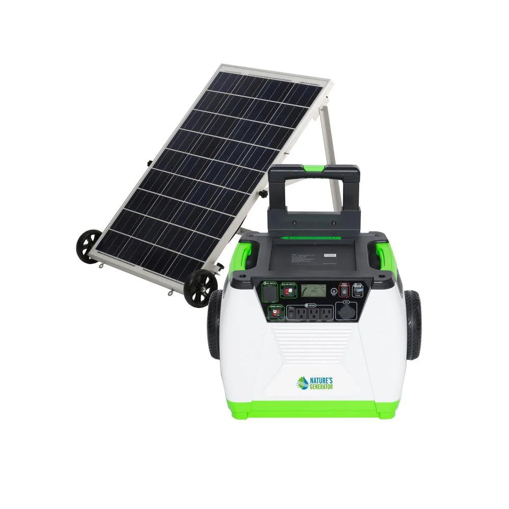 Portable Generator with Solar Power Panel B412166