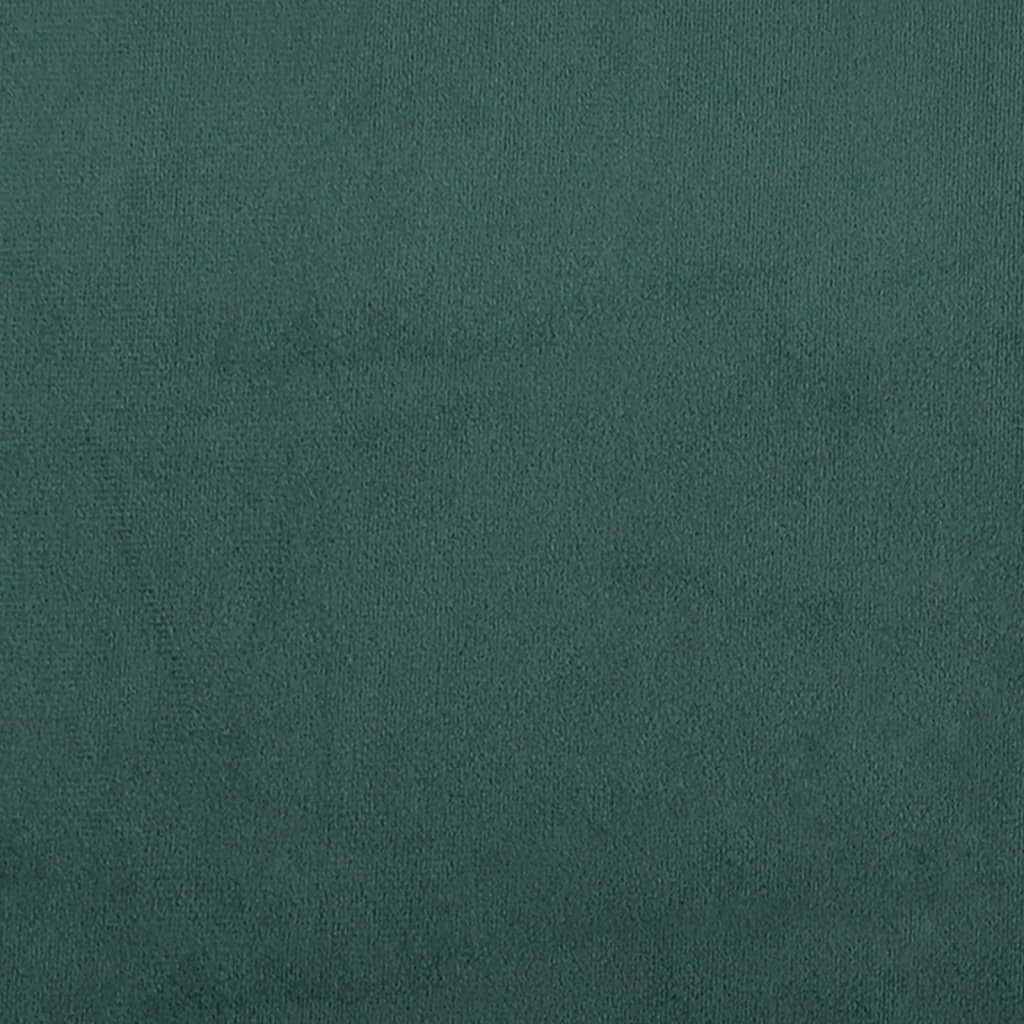 Dark Green Velvet 2 Piece Sofa Set with Cushions B938435