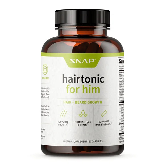 Biotin Hair Growth Supplement for Men 60 Capsules T35384