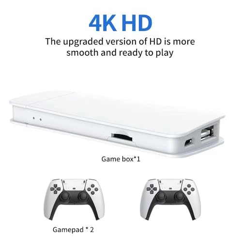 Wireless Retro Video Game Console with 128GB Memory Card and 2.4G Wireless Controllers R20142