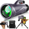 40X60 High Power Monocular with Phone Adapter Tripod Hand Strap N31419