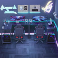 L Shaped Gaming Desk, Black T4753