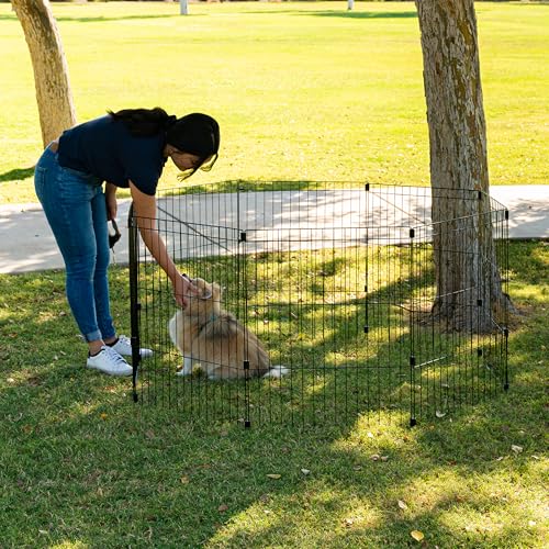 Metal 8-Panel 24" Dog Playpen U815