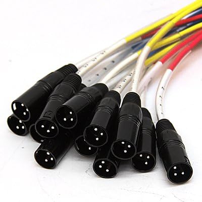 12 Channel 100' XLR Snake Cable with 1/4 Returns E986