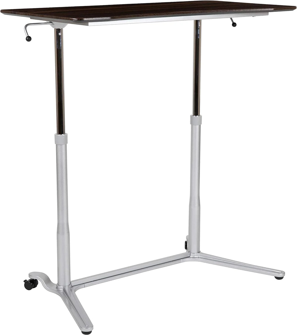 Wood Grain Ergonomic Standing Desk Y483557