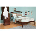 Twin Bed with Open Foot Rail Espresso Finish C665155