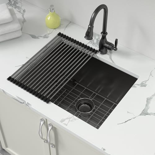 28 Inch Gold Undermount Stainless Steel Kitchen Sink H66605