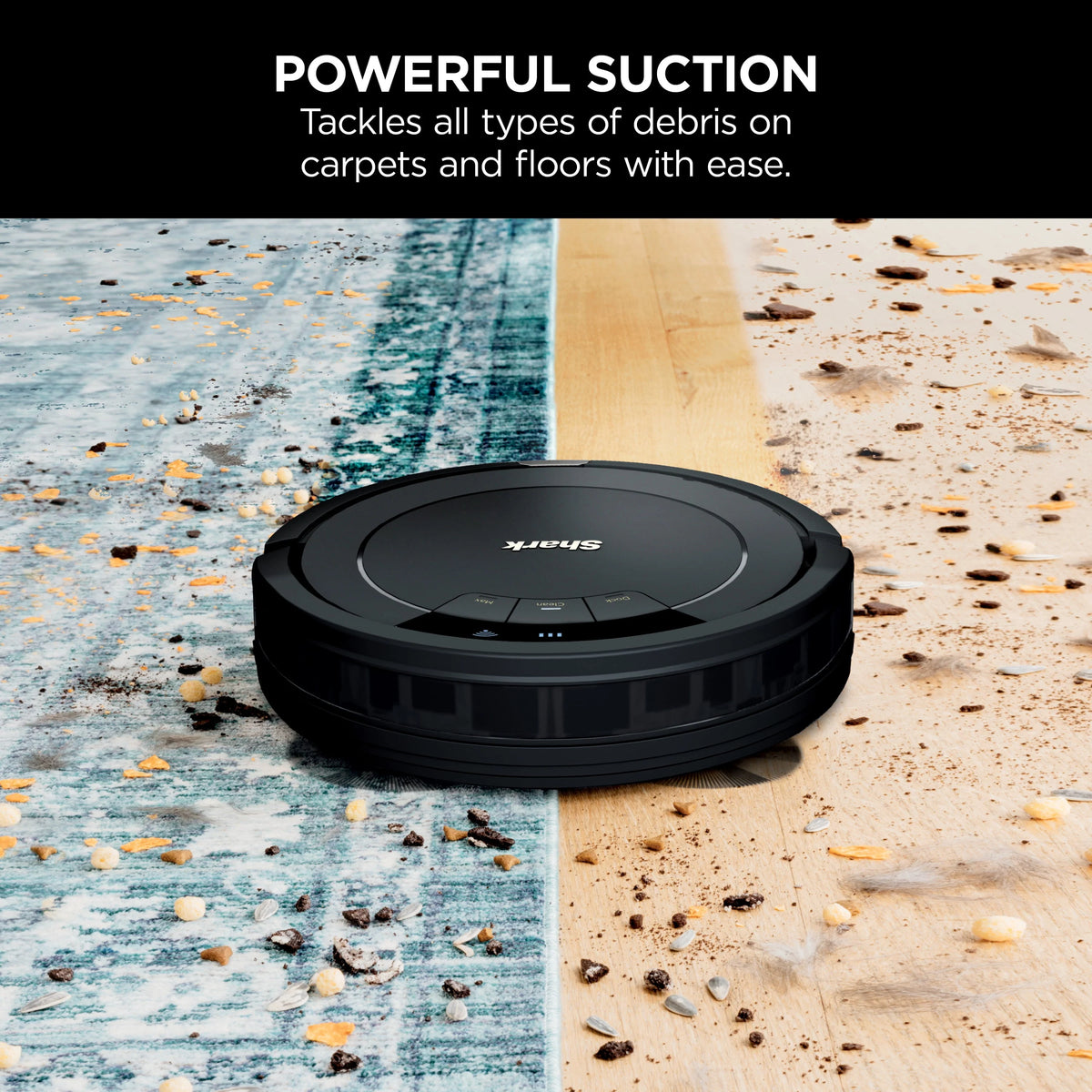 Black Wi-Fi Connected Robot Vacuum G814