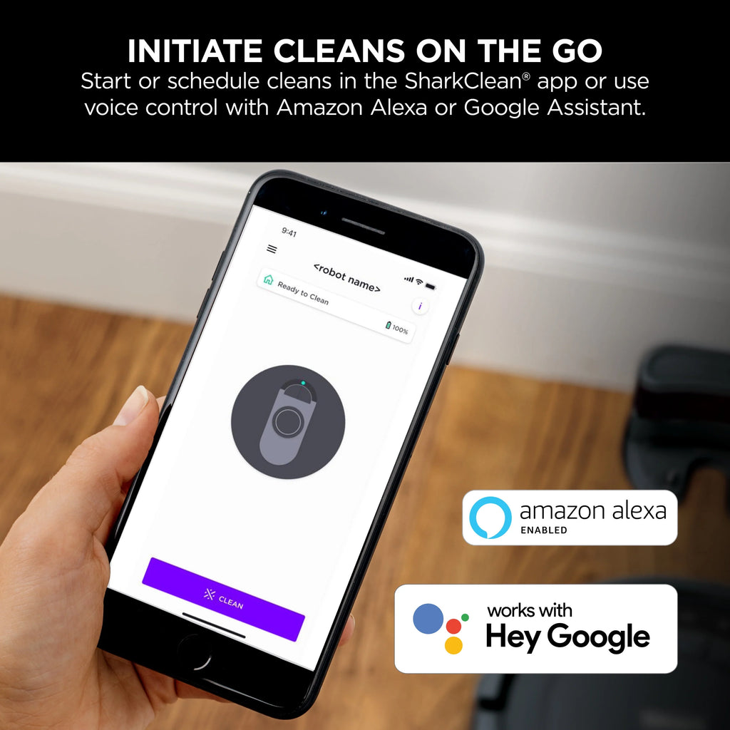 Black Wi-Fi Connected Robot Vacuum G814