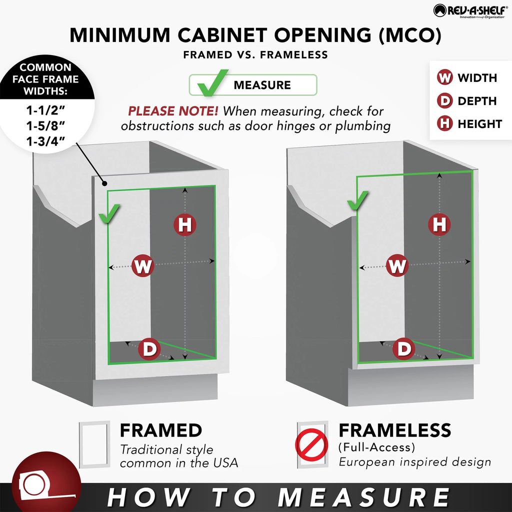 Pull Out Cabinet Shelf Organizer, 15 x 20 In M472