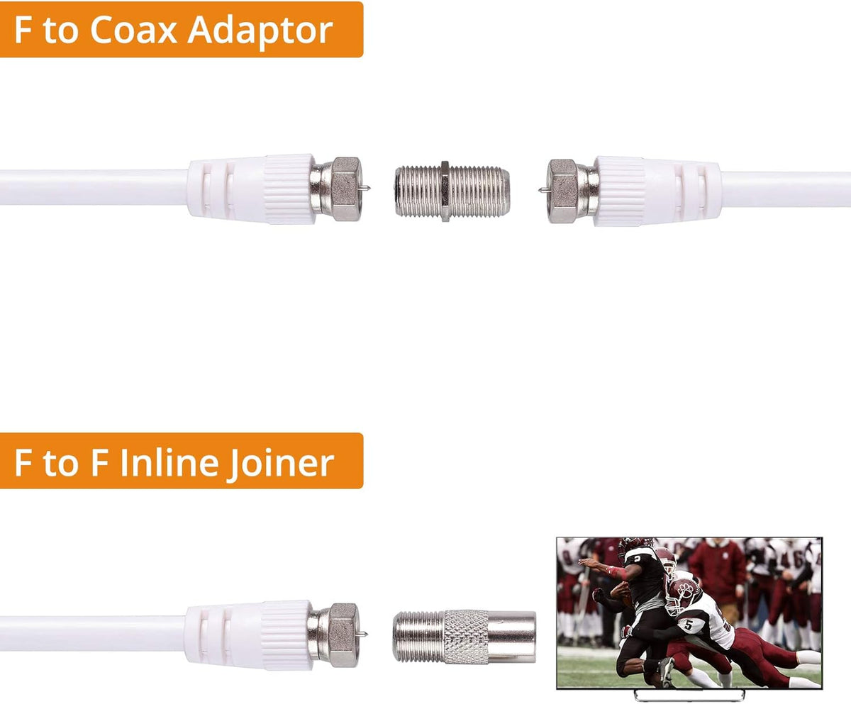 6-Way Coax Cable Splitter 5-2500MHz I37514