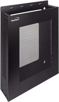 2U Vertical Wall Mountable Server Rack, Black N471884