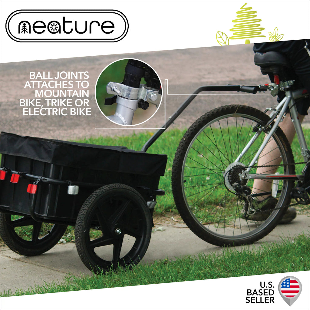 Bike Trailer Utility Cart and Attachment Kit 88lb Cap B125656
