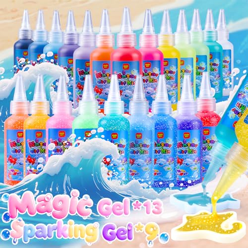 Water Gel DIY Craft Kit with 22 Gels and 22 Molds Y32485