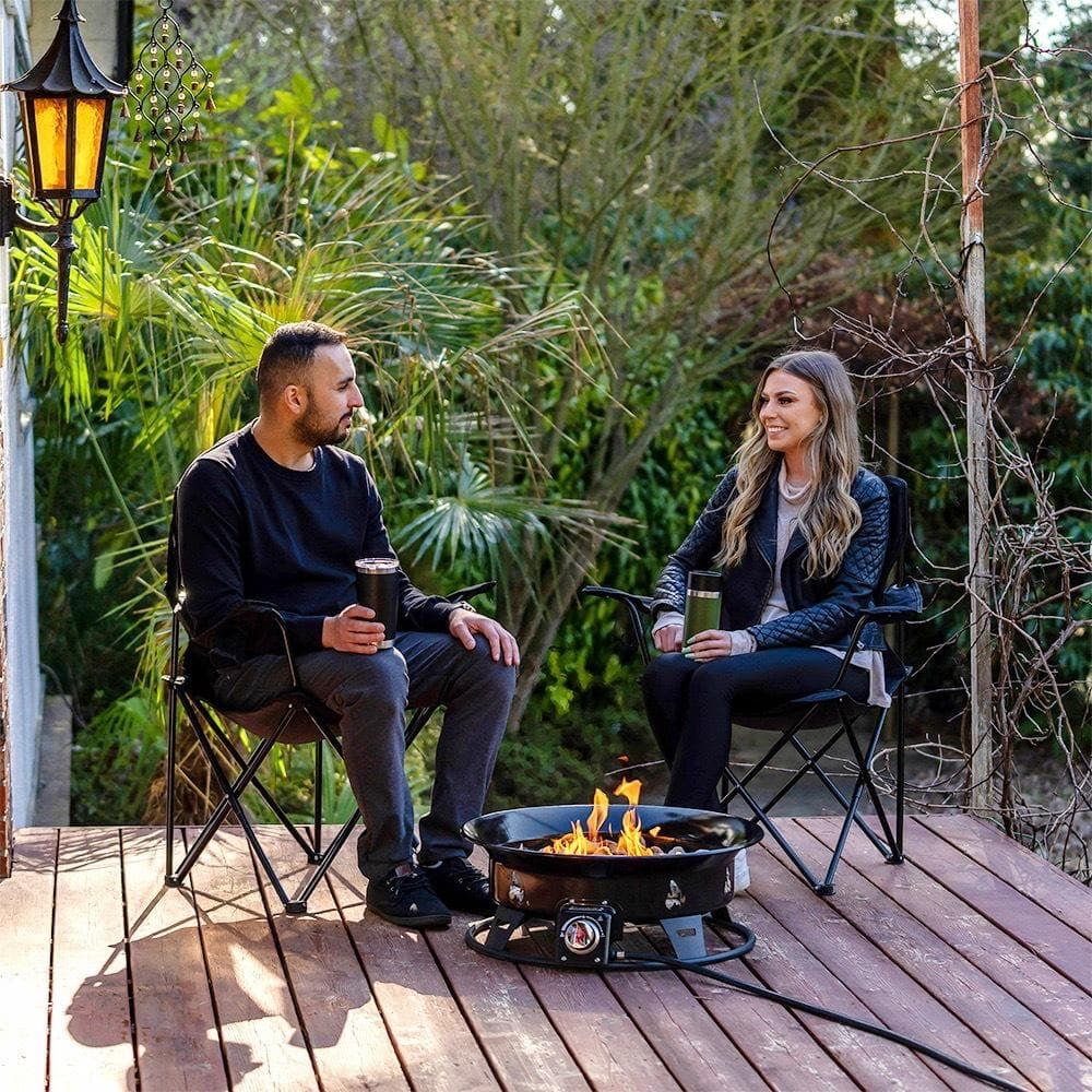24-Inch 58,000 BTU Propane Gas Fire Pit with Cover X16594