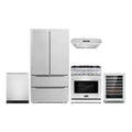 30 Gas Range, Under Cabinet Range Hood, Dishwasher, Refrigerator with Ice Maker and Wine Cooler L753867