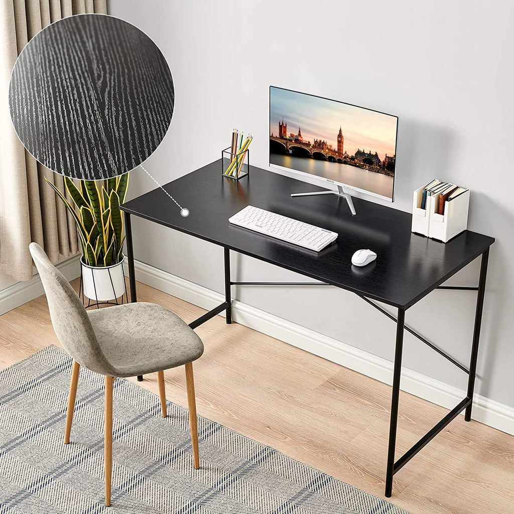 47 inch Black Computer Desk Metal Frame F610850